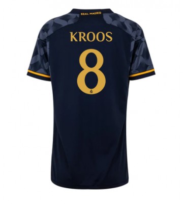 Real Madrid Toni Kroos #8 Replika Udebanetrøje Dame 2023-24 Kortærmet